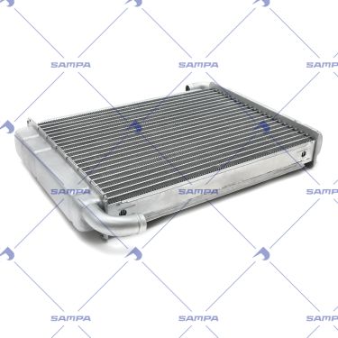 Scania heater radiator, cab heating & vent.