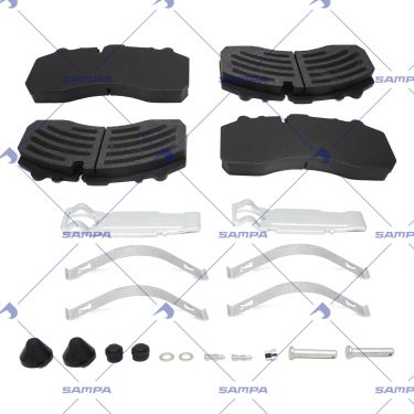 Bromsbeläggssats SCANIA Fram/Driv/Löpaxel 3-pack