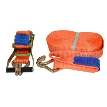 H/D Spännbandssats (Orange) 10 m band med klokrokar, 5 ton, EN12195-2:2000