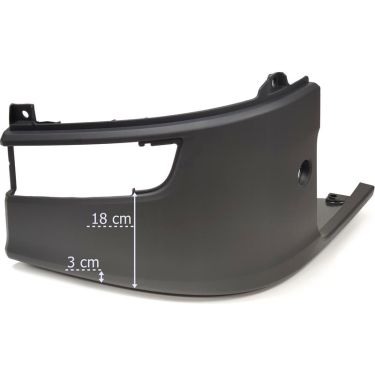 Scania P/G/R/S 2017- Bumper corner low height left side