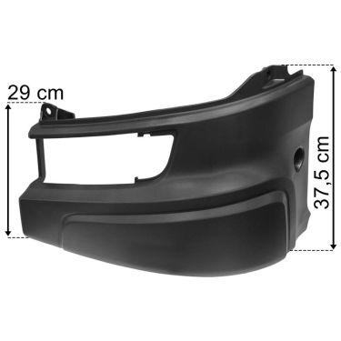 Scania P/G/R/S 2017- Next Gen bumper corner low height left side
