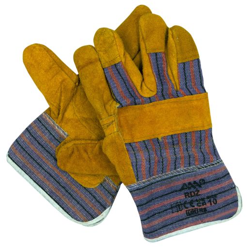 AMTRA WORKING GLOVES CATTLE SKIN YELLOW