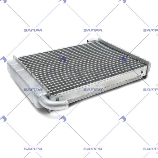 Scania heater radiator, cab heating & vent.